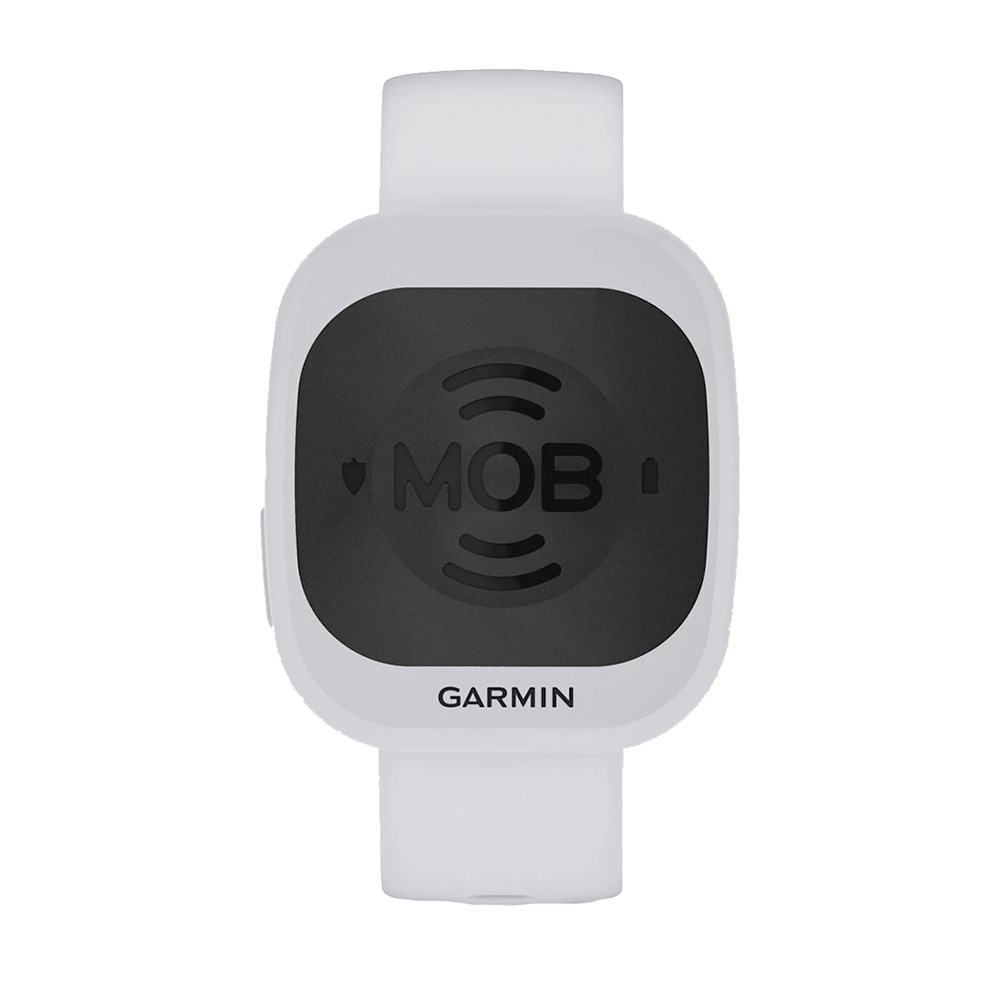 Image 1: Garmin MOB Tag w/White Quick Release Band