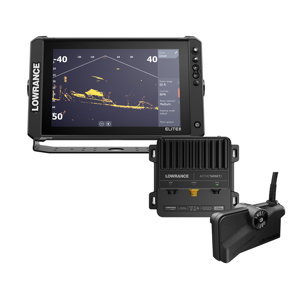 Image 1: Lowrance Elite FS 12 - No Transducer & ActiveTarget 2 Bundle