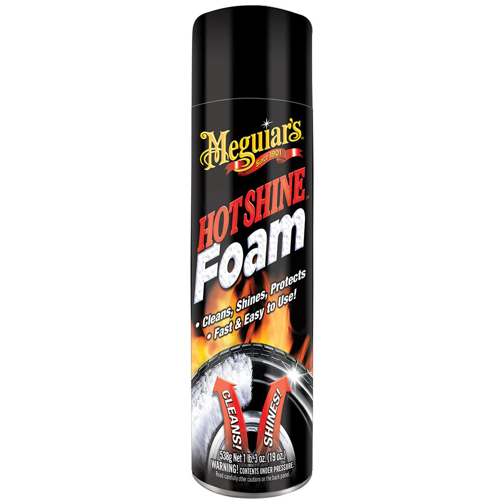 Image 1: Meguiar's Hot Shine Tire Foam - 19oz