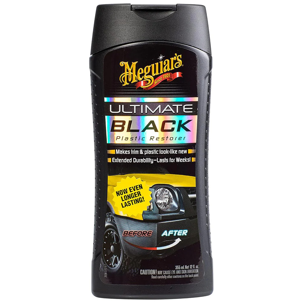 Image 1: Meguiar's Ultimate Black Plastic Restorer - 12oz