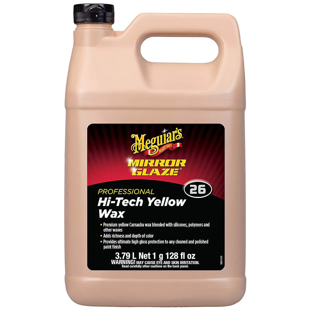 Image 1: Meguiar's Professional Hi-Tech Yellow Liquid Wax - 1 Gallon