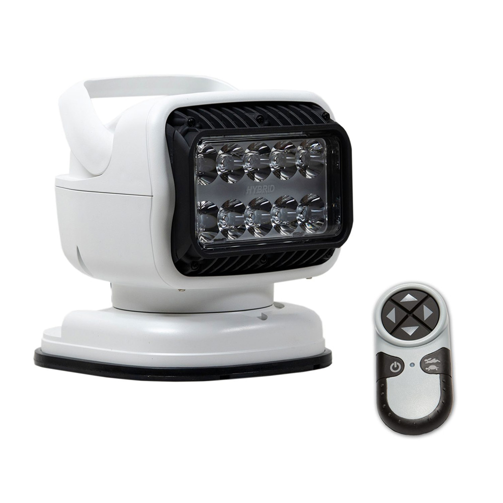 Image 1: Golight GT Series LED Hybrid Portable Light w/Magnetic Shoe Mount Handheld Wireless Remote - 12V - White