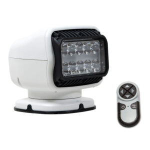 Image 1: Golight GT Series LED Hybrid Light Permanent Mount w/Handheld Wireless Remote - 12V - White