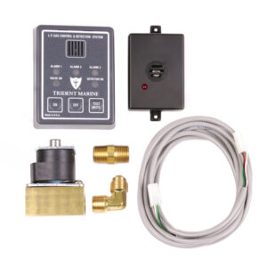 Image 1: Trident Marine 12V Low-Pressure 3/8" Solenoid Kit w/Control Panel