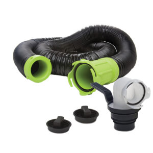 Image 1: Thetford Titan Premium 15' Sewer Hose Kit w/Universal Bayonet Connection & 5-in-1 Sewer Adapter w/Handle