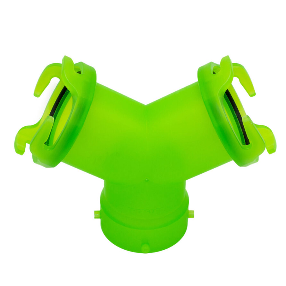 Image 1: Thetford Titan Translucent WYE Sewer Adapter