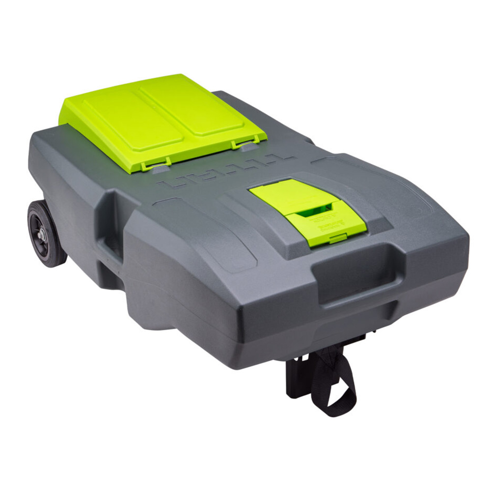 Image 1: Thetford Titan 27 Gallon 2-Wheel Portable Waste Tank w/Ladder Hook
