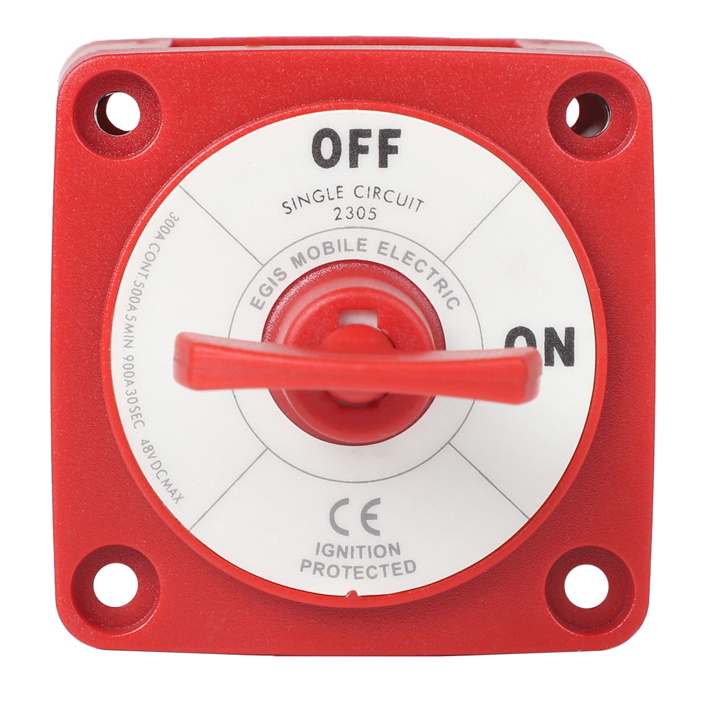 Image 1: Egis M-Series 300A Battery Switch Off/On Key Actuator