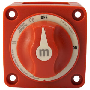 Image 1: Egis M-Series 300A Battery Switch Off/On Knob Actuator