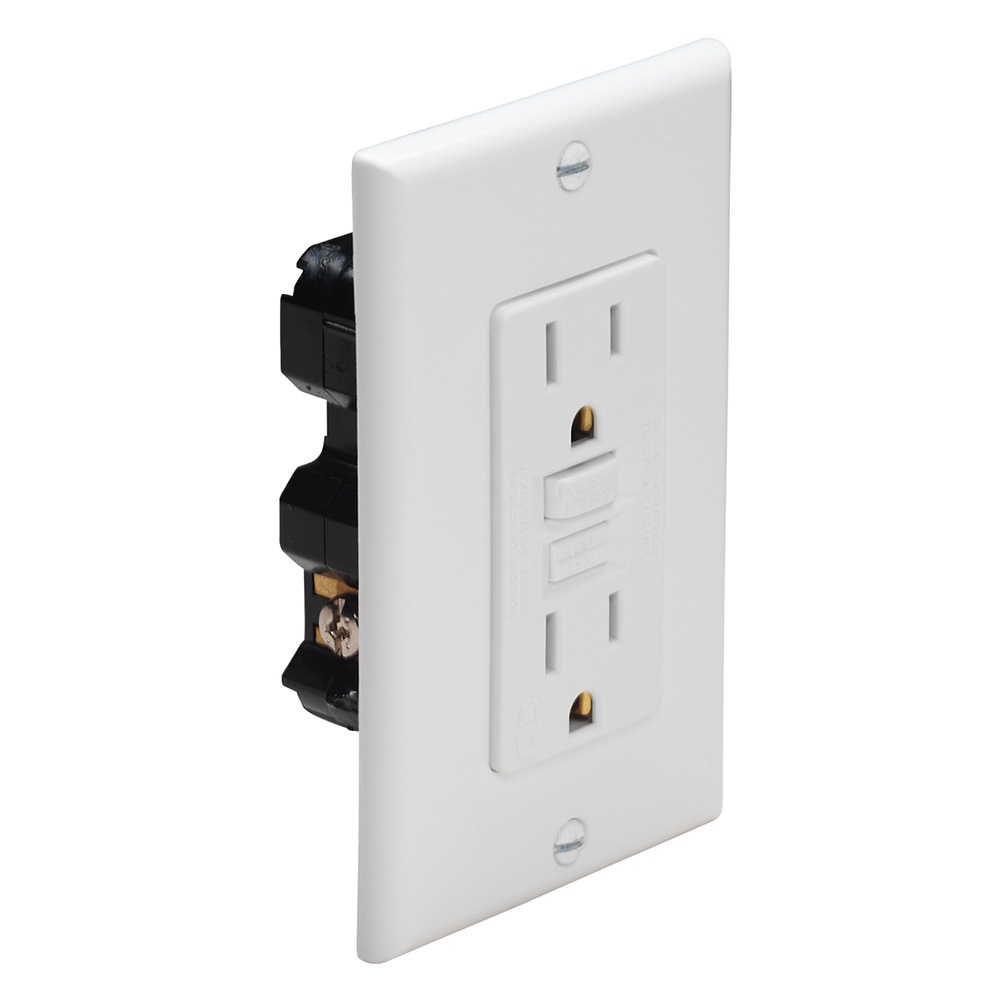 Image 1: Marinco Ground Fault Circuit Interrupter (GFCI) - White