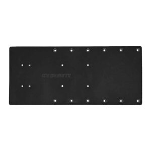 Image 1: Sea Brackets 18" Straight Trolling Motor Plate - Black