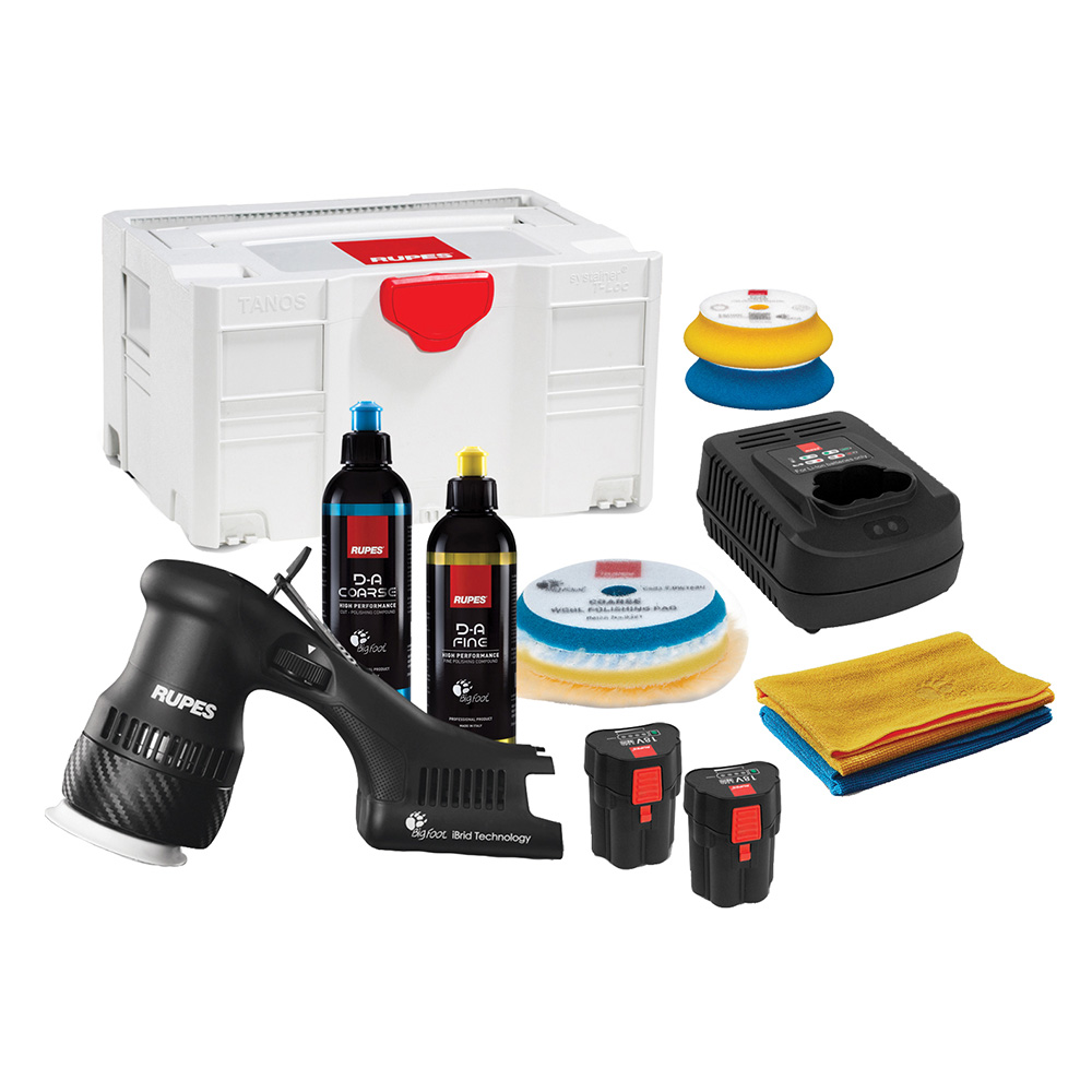 Image 1: RUPES Bigfoot HLR75 Mini iBrid Polisher Kit Beta