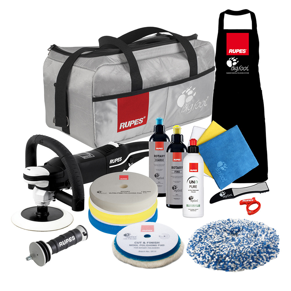 Image 1: RUPES Rotary Polisher Bigfoot LH19E Complete Kit