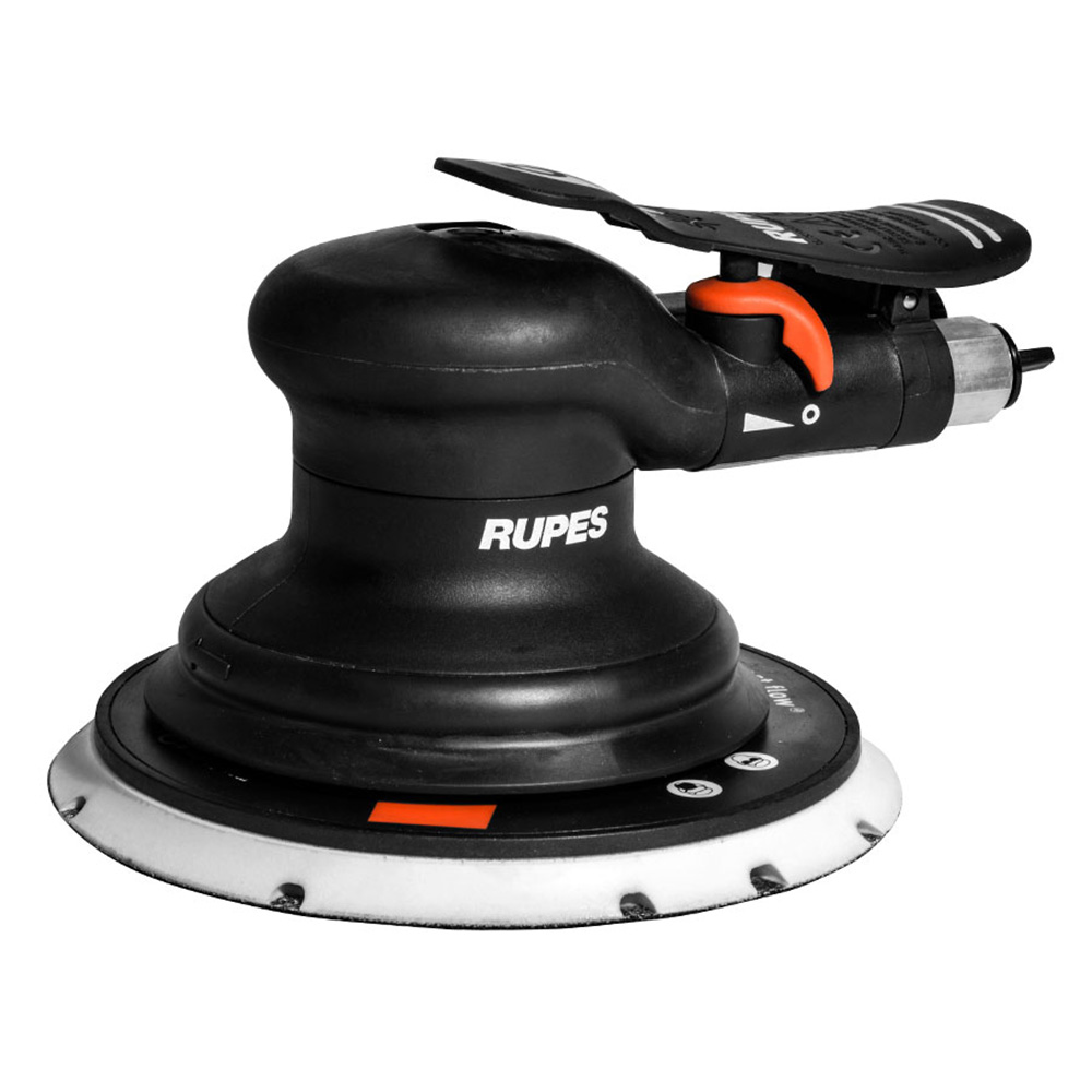 Image 1: RUPES Random Orbital Palm Pneumatic Sander w/150mm Pad & 3mm Orbit-Skorpio III (Non-Vac)