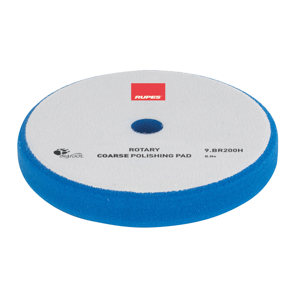 Image 1: RUPES Rotary Coarse Polishing Foam Pad 175/180mm - Blue