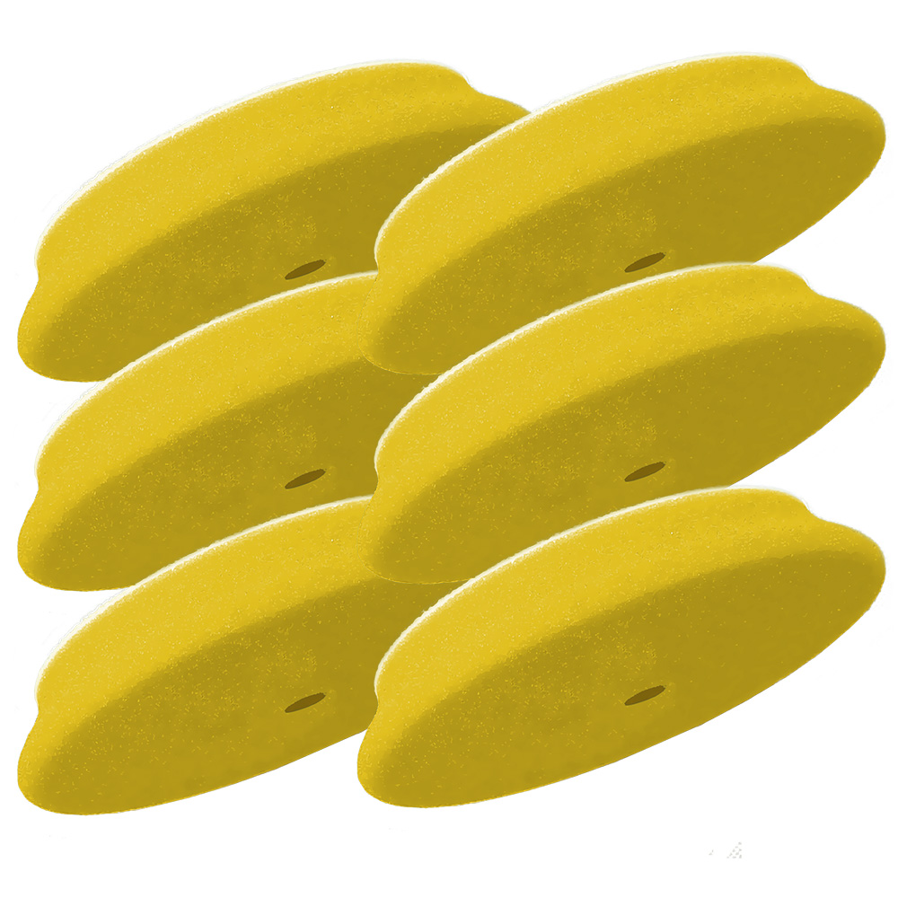 Image 1: RUPES D-A Fine Finishing Foam Pad 40mm - Yellow *6-Pack