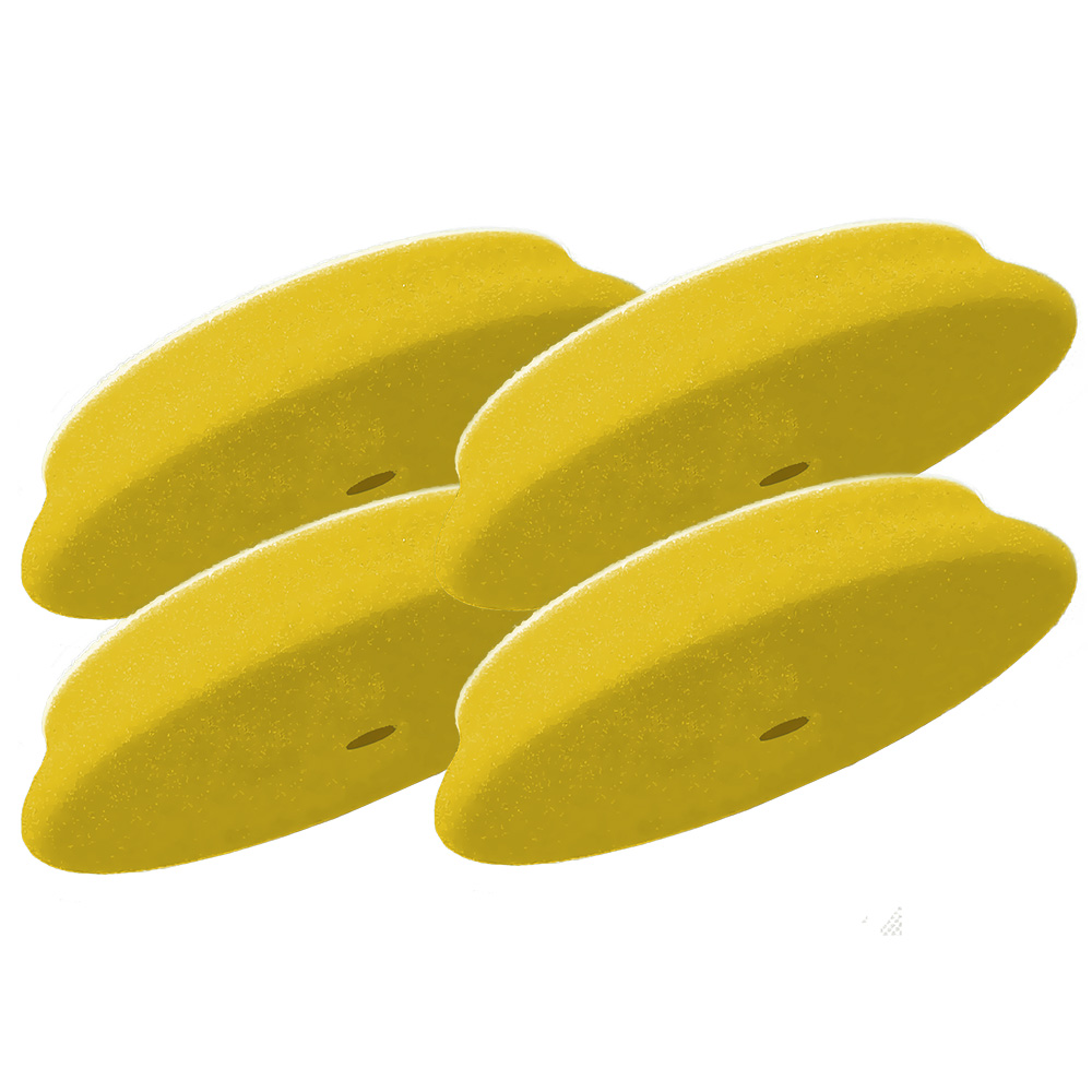 Image 1: RUPES D-A Fine Finishing Foam Pad 70mm - Yellow *4-Pack