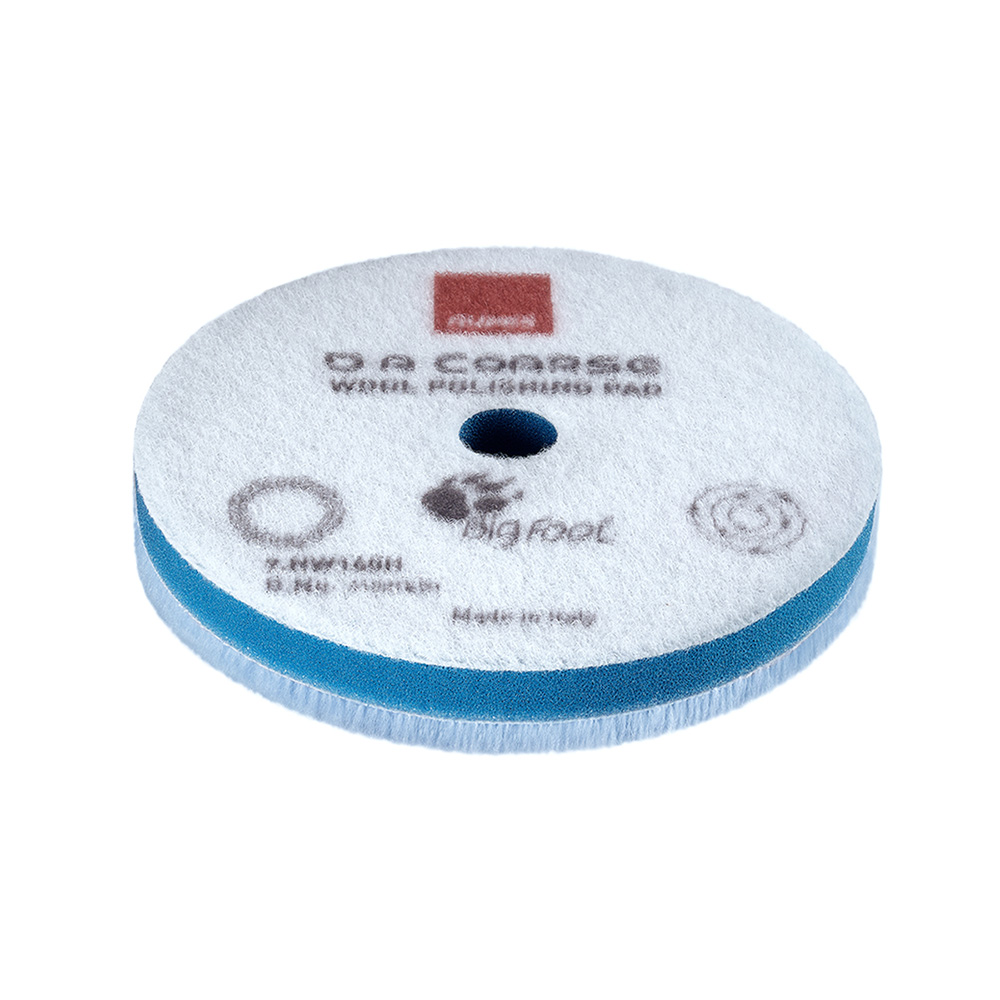 Image 1: RUPES D-A Coarse Wool Polishing Pad 160mm - Blue