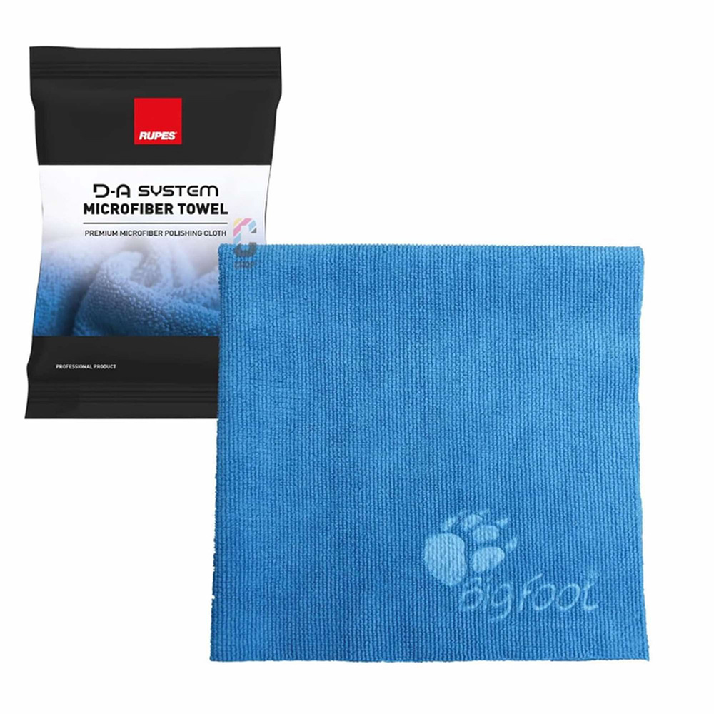 Image 1: RUPES D-A System Microfiber Towel 16x16 - Blue