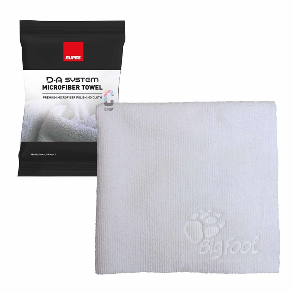 Image 1: RUPES D-A System Microfiber Towel 16x16 - White