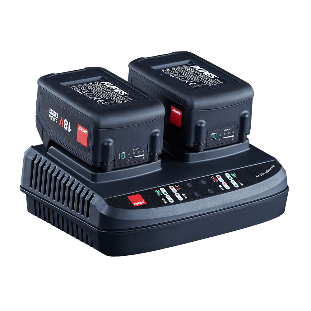 Image 1: RUPES Dual Battery Charger f/iBrid HLR15 & HLR21 Batteries w/LED Indicators