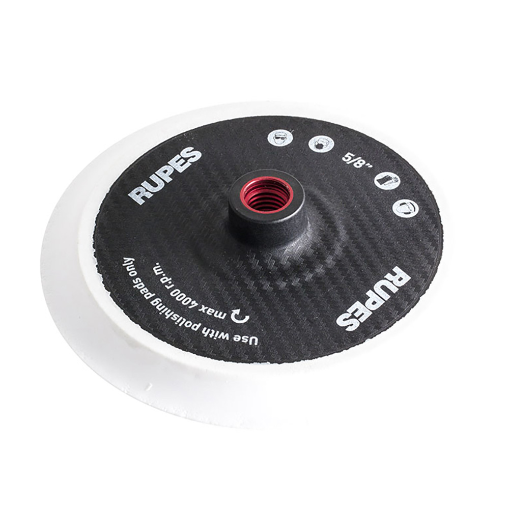 Image 1: RUPES Backing Pad 165mm/6.5" Velcro w/5/8" Female Thread
