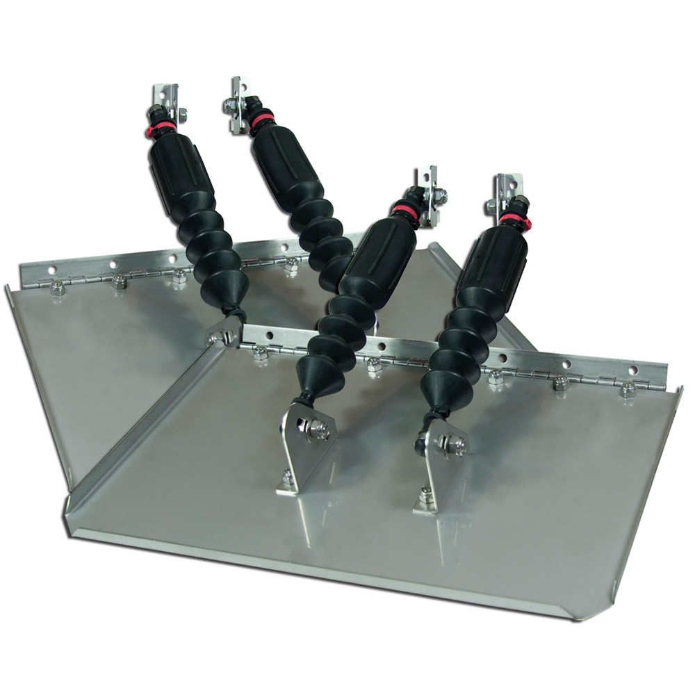 Image 1: Lectrotab Smart Tabs II Series Trim Tabs 16 X 10 f/23-30' Boats - 8500lbs Max