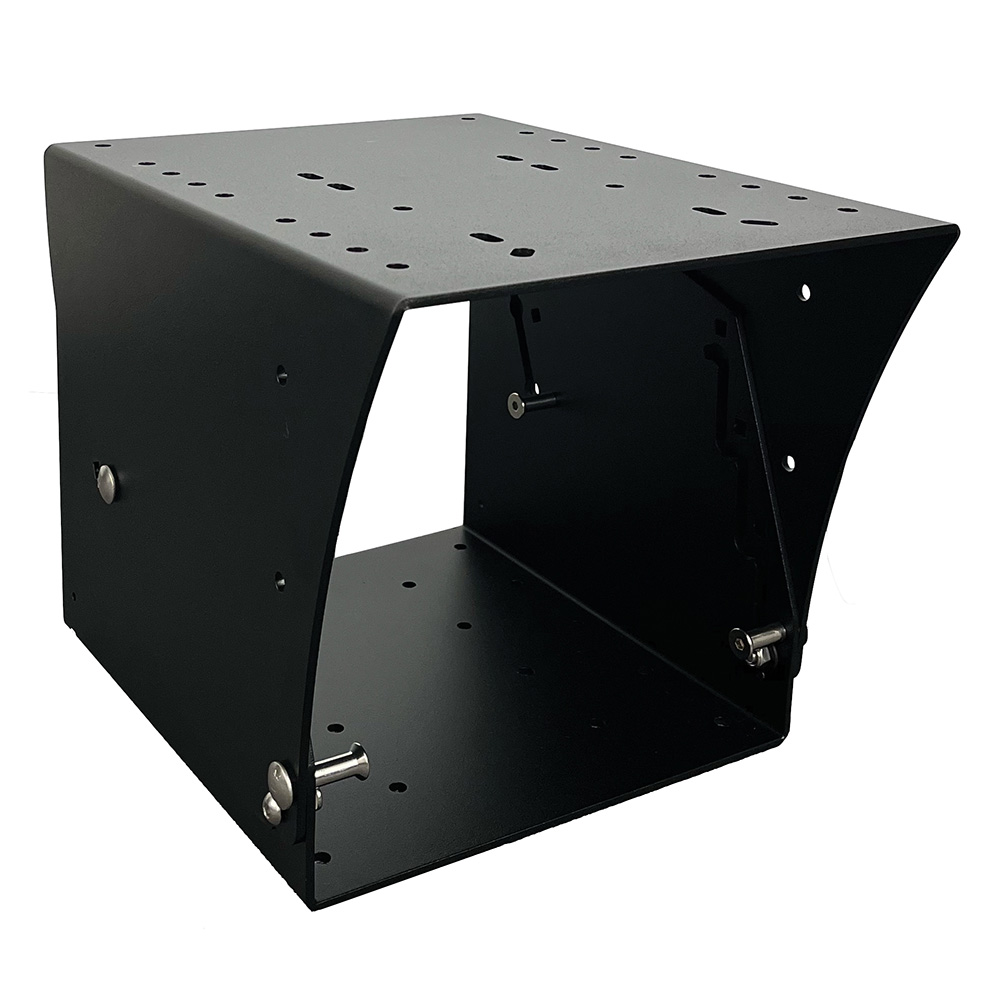 Image 1: Shark A3 Plinth Black Alloy 285-430mm Added Height