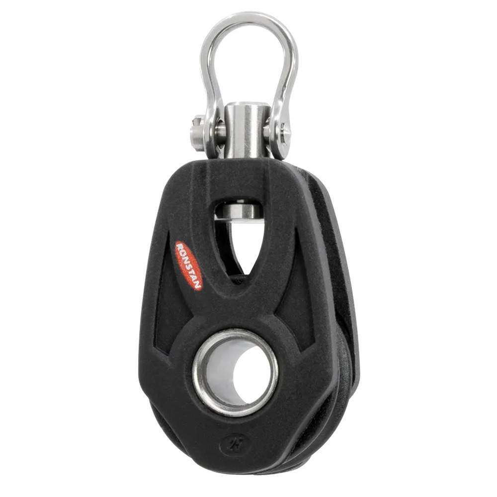 Image 1: Ronstan Series 25 Ball Bearing Orbit Block™ - Becket & Swivel Shackle