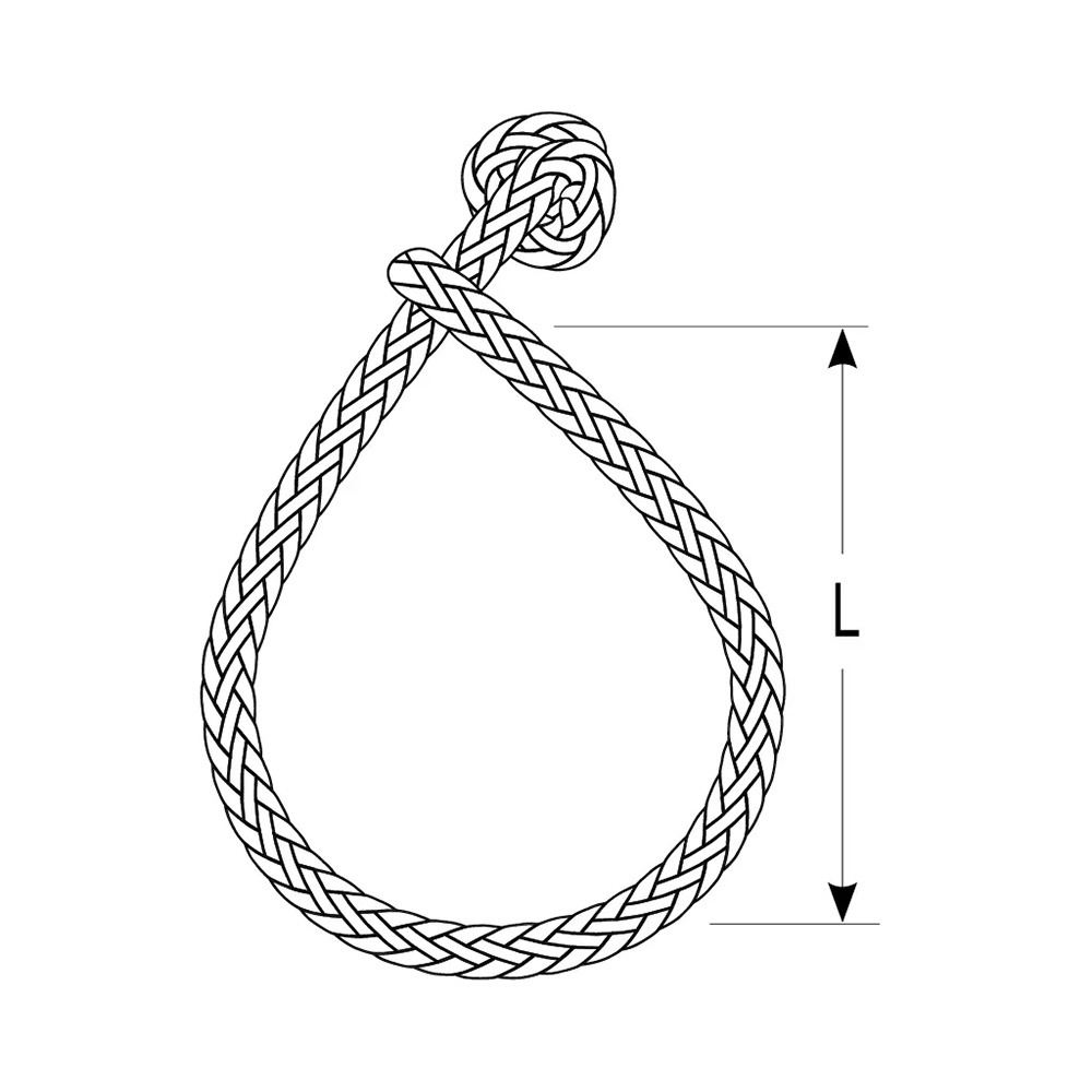 Image 2: Ronstan Soft Shackle - Size XL - 12mm x 70mm w/Robline Line
