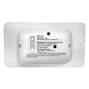 Image 1: Safe-T-Alert 80 Series White Propane Gas Alarm - 12V