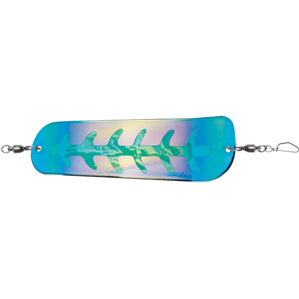 Image 1: Luhr-Jensen Money Roll Flasher - 8-1/4" - Blue Kamikaze UV