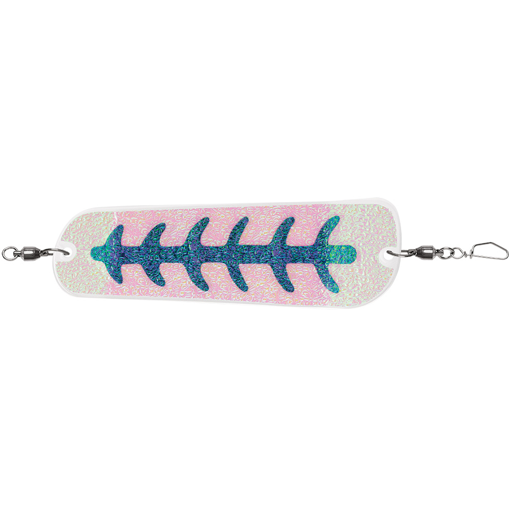 Image 1: Luhr-Jensen Money Roll Flasher - 11" - Pearl Blue Skeleton