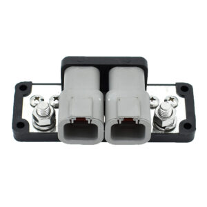 Image 1: Bluewater Dual Deutsch DTP 4 Position Busbar - 5/16" Studs