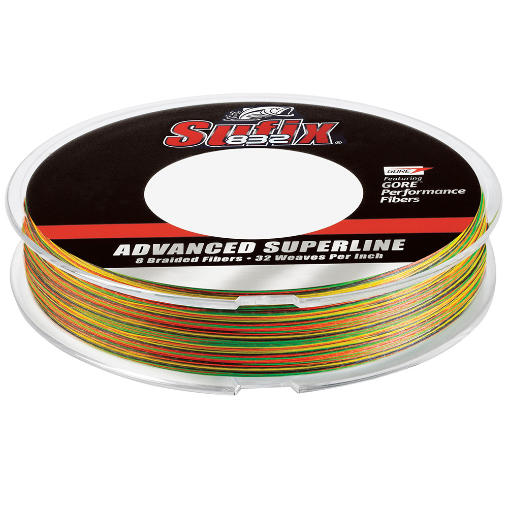Image 1: Sufix 832 Braid - 40lb - Fire Tiger - 300 yds