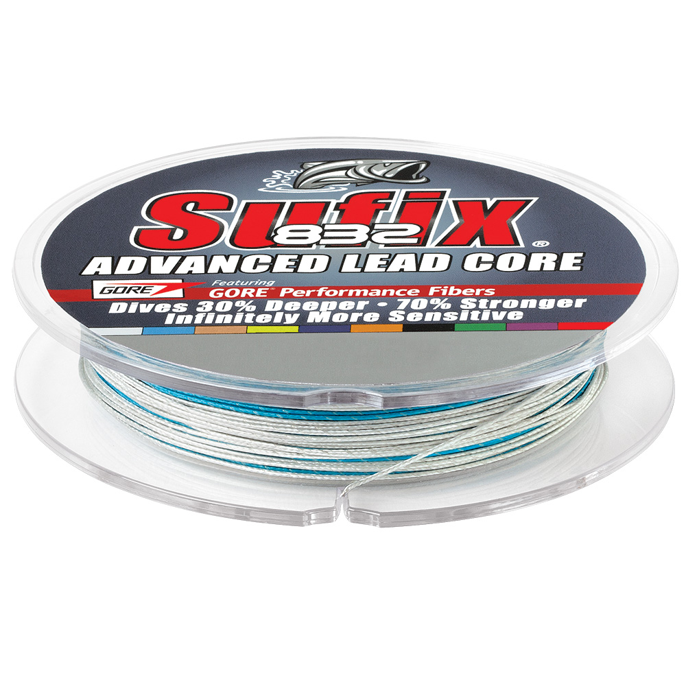 Image 1: Sufix 832 Advanced Lead Core - 27lb - 10-Color Metered - 100 yds