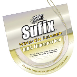 Image 1: Sufix Wind-On 100% Clear Fluorocarbon Leader - 100lb - 11 yds