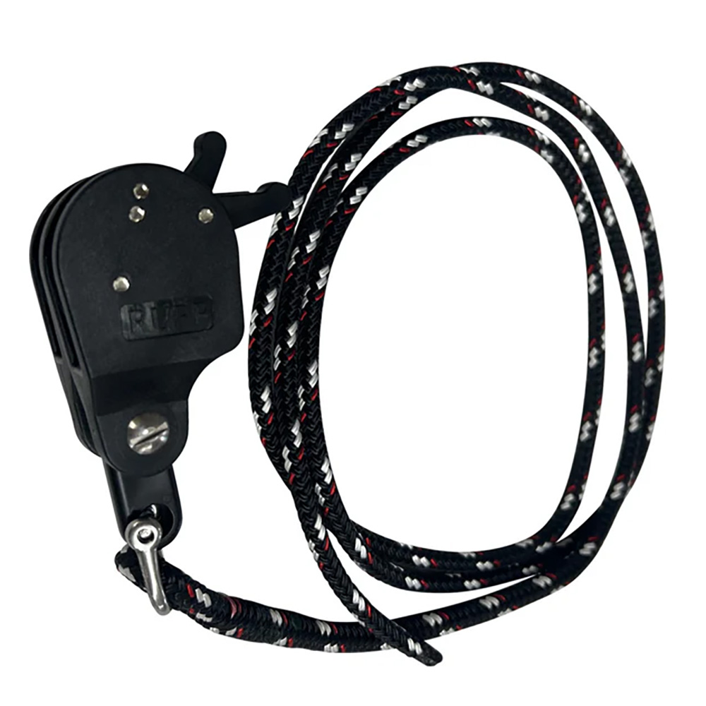 Image 1: Rupp Double Halyard Line Lock w/Rope & Shackle