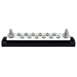 Image 1: Bluewater 12 Terminal Busbar - 250 Amp