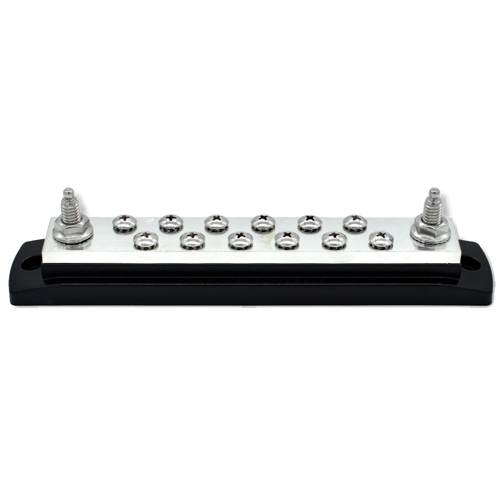 Image 1: Bluewater 12 Terminal Busbar - 250 Amp