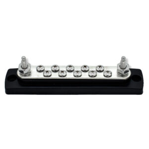 Image 1: Bluewater 10 Terminal Busbar - 150 Amp