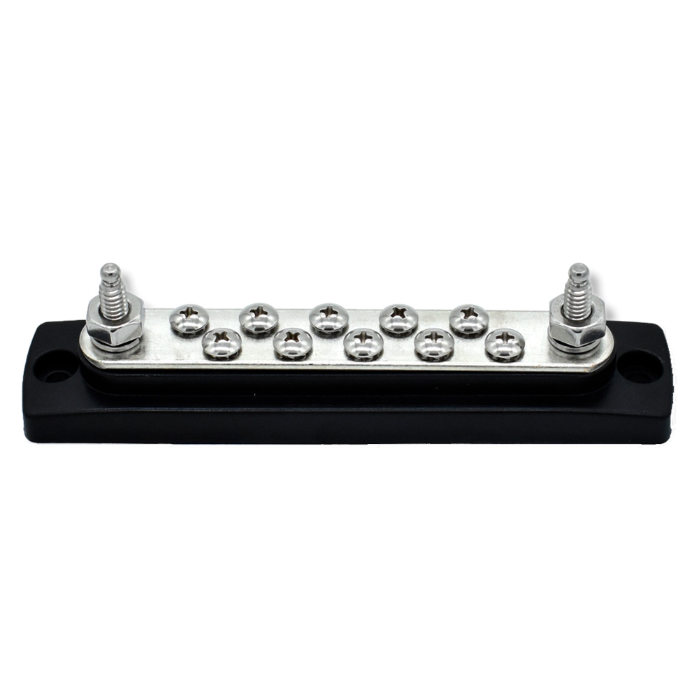 Image 1: Bluewater 10 Terminal Busbar - 150 Amp