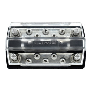 Image 1: Bluewater Dual Bus 10 Position Busbar 150 Amp
