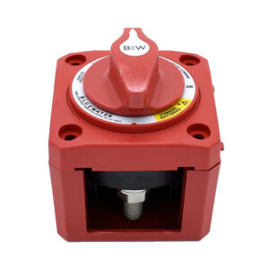 Image 1: Bluewater Off/On Combine Battery Switch w/o Base - Surface Mount - Red