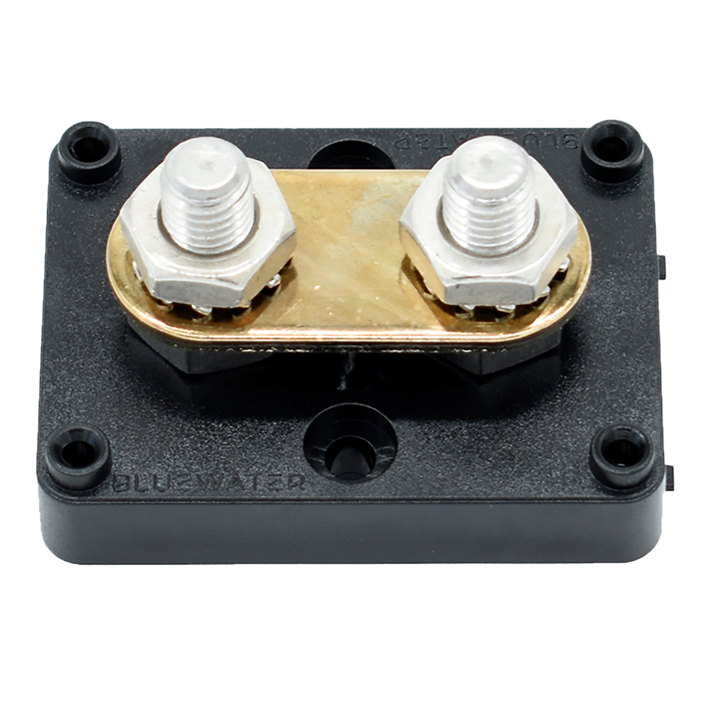 Image 1: Bluewater 3/8" Dual Stud Busbar Copper Link