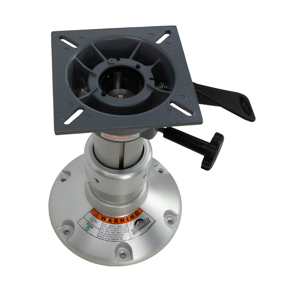 Image 2: Springfield 2-7/8" EZ-Ride Wave Dampening Pedestal w/Swivel