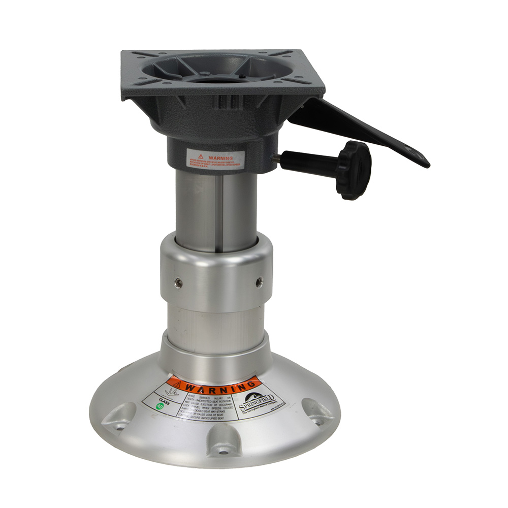 Image 1: Springfield 2-7/8" EZ-Ride Wave Dampening Pedestal w/Swivel