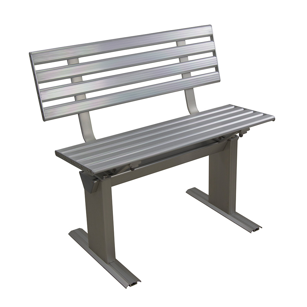 Image 1: Springfield Aluminum Dock Bench