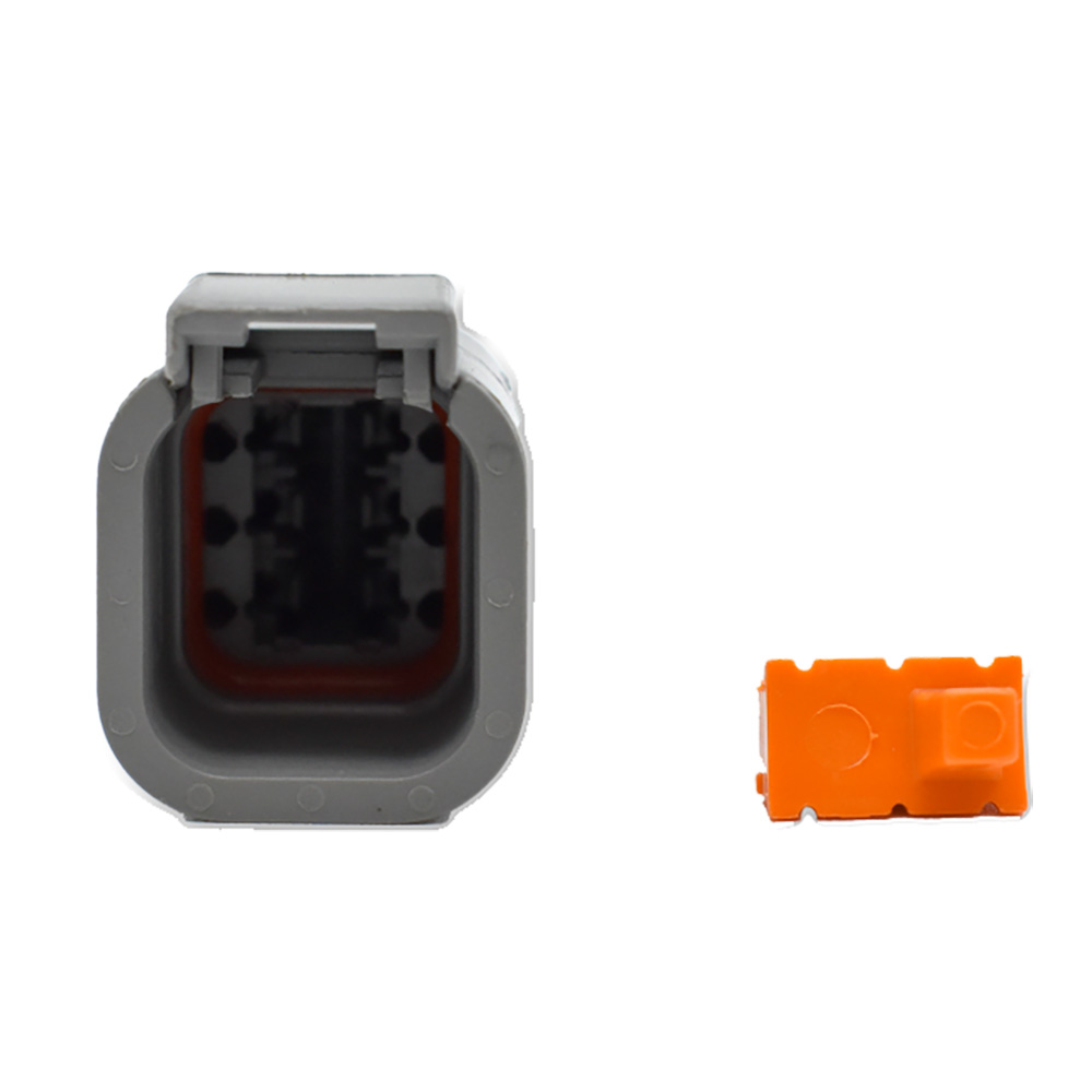Image 1: Bluewater 6 Position DTM Male Connector w/Wedge Lock