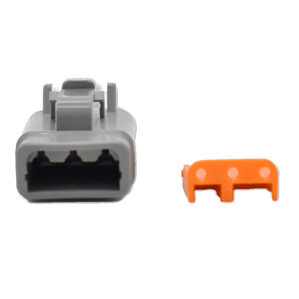 Image 1: Bluewater 3 Position DTM Female Connector w/Wedge Lock